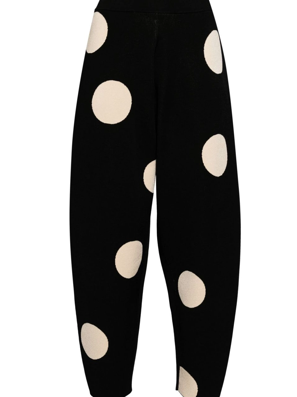 Cheap Stella Women polka-dot trousers fine-knit McCartney 0702